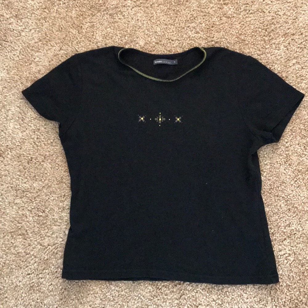 Black tee small design